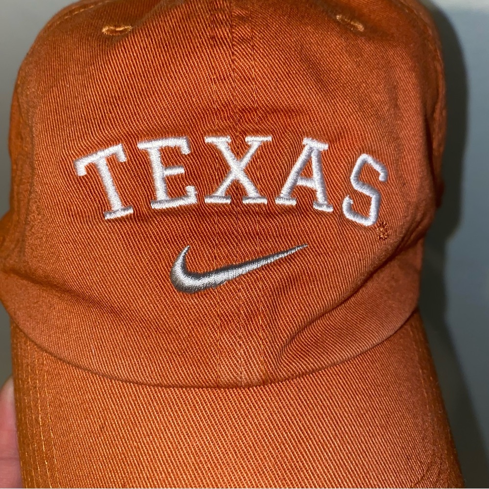 Y2k Nike Texas Longhorns Orange Cap View 3